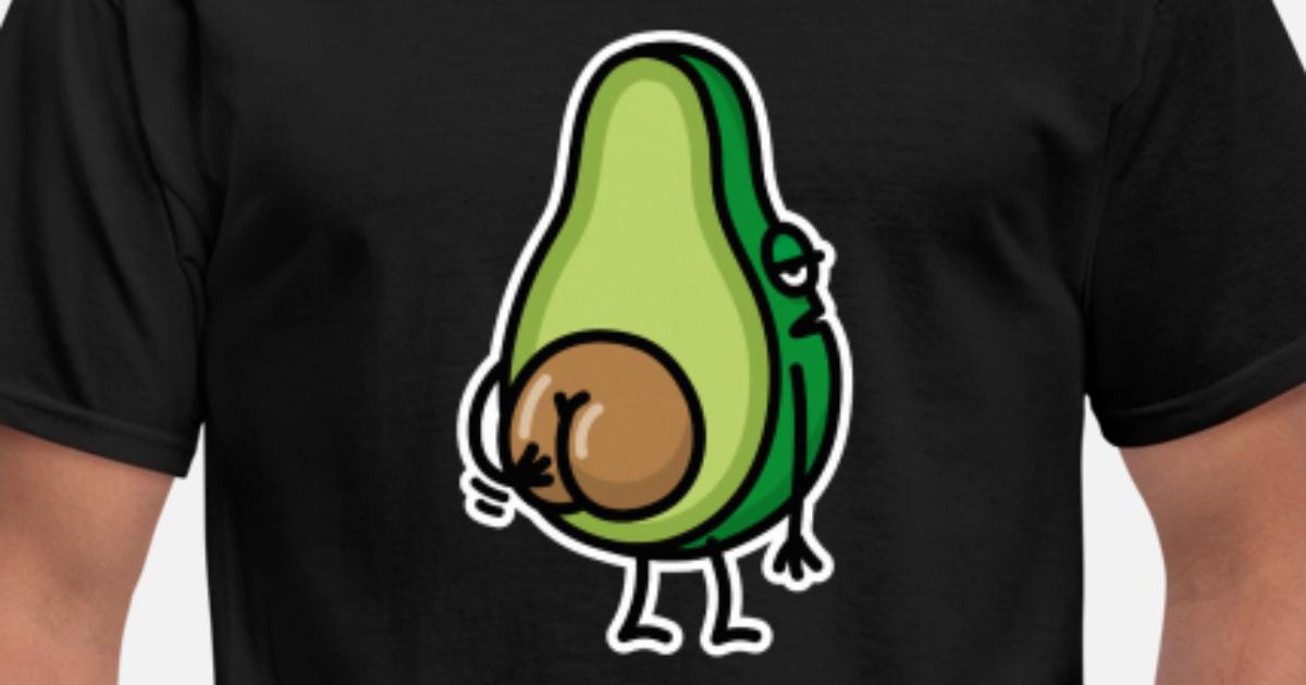 Funny avocado butt scratching ass cool 